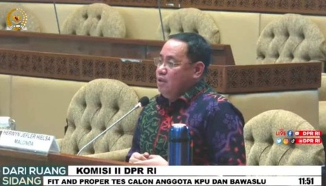 DPR RI Tetapkan Malonda Cs Bawaslu RI Periode 2022-2027