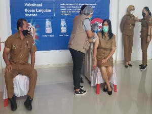 Capain Terus Meningkat, Pemkab Mitra Rilis Persentase Vaksinasi Perkecamatan