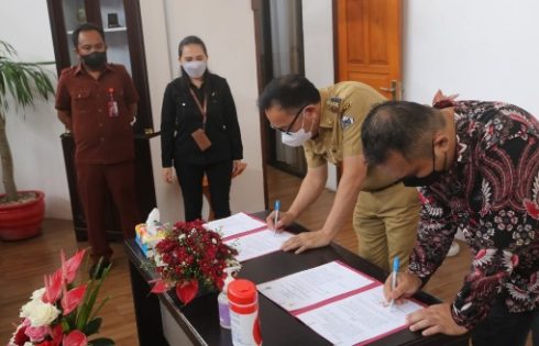 Pemkot Tomohon Teken MoU Dengan PLN Tentang Pemanfaatan FABA