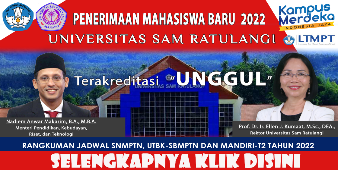 Unsrat Segera Gelar SBMPTN Berbasis UTBK