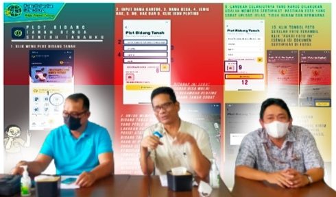 Terus Tingkatkan Pemutahiran Data, BPN Bitung Lakukan Sistem Pemetaan Digital