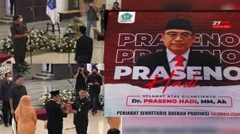 Praseno Hadi Gantikan Kawatu Jabat Sekprov Sulut