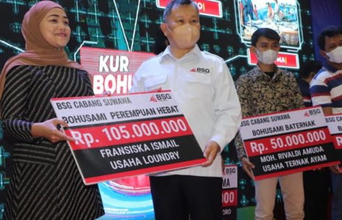 BSG Luncurkan KUR Klaster Bohusami di Bone Bolango