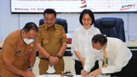 Unsrat Jalin Kesepakatan Dengan Pemkot Bitung