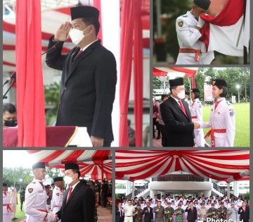 Steven Kandouw Kukuhkan Paskibraka Sulut 2022