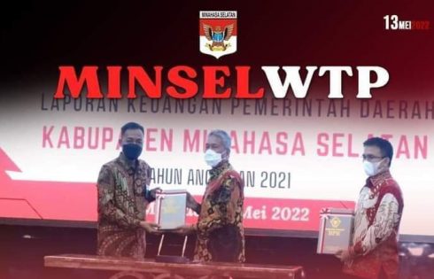 Pemkab Minsel Raih Opini WTP ke-6