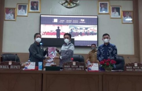 DPRD Minsel Gelar Paripurna Pembicaraan Tingkat Kedua Ranperda Perubahan Atas Perda Nomor 6 Tahun 2016