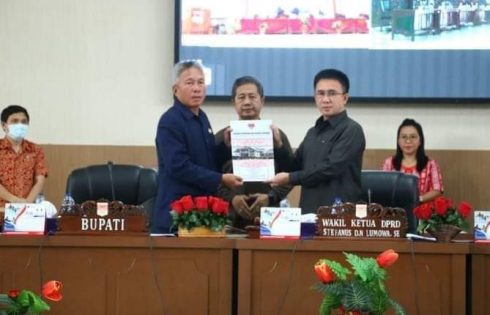 DPRD Tetapkan Rencana Induk Pembangunan Kepariwisataan Daerah Kabupaten Minsel Tahun 2022-2025 Jadi Perda