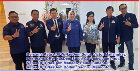 Perkuat Barisan Restorasi, Partai NasDem Percayakan Tatong Bara “Mendrive” Bolmong Raya
