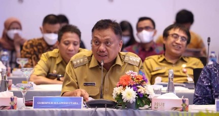 Pengangguran di Sulut Masih Tinggi, Olly Dondokambey Paparkan  Dihadapan Komisi XI DPR RI