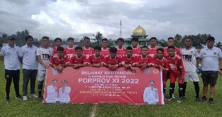 Sepak Bola Porprov 2022, Tomohon vs Talaud Berakhir Imbang 0-0