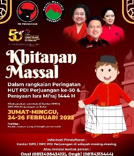 Olly Dondokambey: PDI-P Siapkan Sunatan Massal se-Sulut