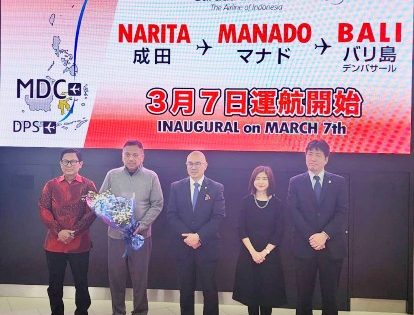 Di Bandara Narita Tokyo, Olly Dondokambey Promosikan Potensi Wisata Sulut