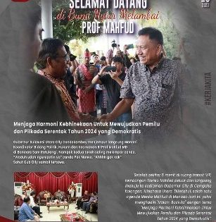 Jelang Pemilu, Menko Polhukam Mahfud MD hadiri Sarasehan Penguatan Ikatan Kebangsaan di Manado