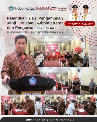 OD-SK Rombak Pejabat Struktural di PUPR Sulut