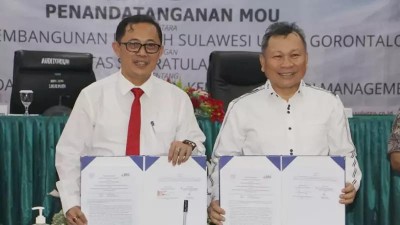 Dihibakan 1 Unit Bus, Unsrat Sepakati kerjasama dengan BSG