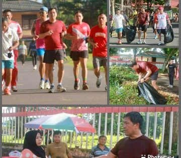 Wagub Kandouw Ajak Masyarakat Berolahraga Sambil Angkat Sampah