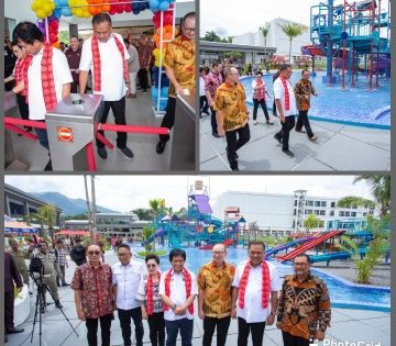 Pertama di Sangihe, Olly Dondokambey Resmikan Tahuna Waterpark & Sport Center