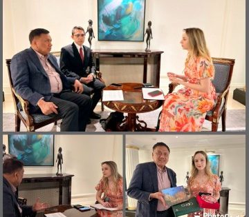 Wawancara Ekslusif, Wartawan Rusia Pertanyakan Peluang Pariwisata Sulut