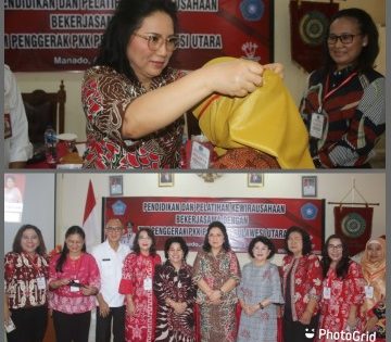 Rita Dondokambey – Tamuntuan Buka Pelatihan Kewirausahaan