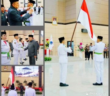 Olly Dondokambey Kukuhkan Paskibraka Sulut 2023