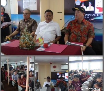 Olly Dondokambey Pimpin Rapat EPRA di Atas Kapal