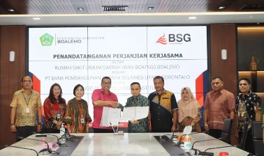 Bank SulutGo tandatangani PKS dengan RSUD Iwan Bokings Boalemo