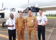 Resmikan Penerbangan Perintis Manado-Sitaro, Wagub Steven Kandouw : Pacu Perekonomian Daerah