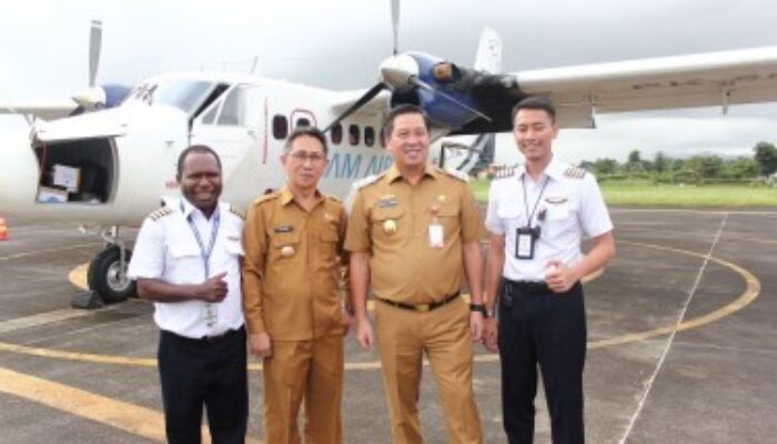 Resmikan Penerbangan Perintis Manado-Sitaro, Wagub Steven Kandouw : Pacu Perekonomian Daerah