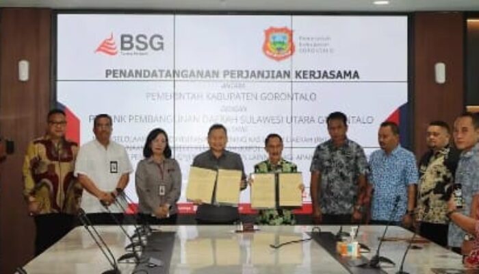 Bank SulutGo dan Pemkab Gorontalo Teken PKS