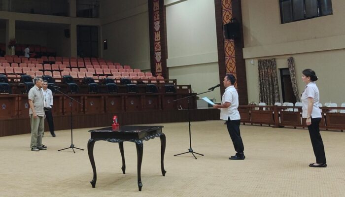Gantikan Sherly Tjanggulung,Sekretariat DPRD Sulut Gelar Gladi Bersih Pelantikan PAW Tonao Petrus Jangkobus