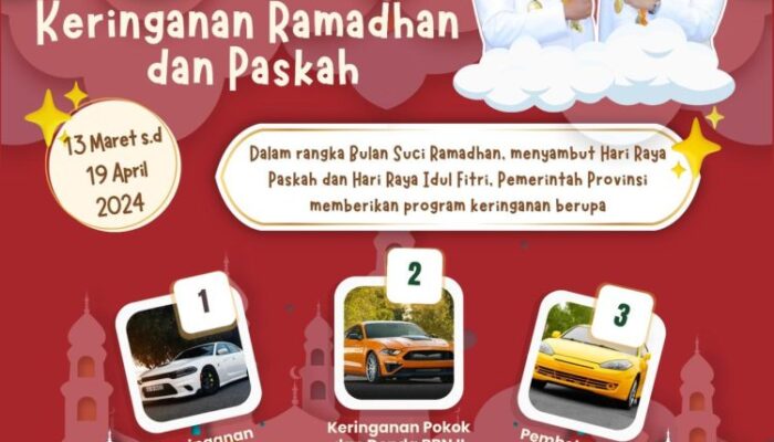 Sambut Ramadhan dan Paskah, OD-SK Programkan Keringanan Pajak Kendaraan Bermotor
