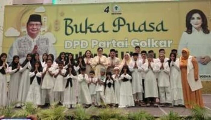 Buka Puasa Bersama Anak Yatim, Ketua Partai Golkar Sulut Ungkap Hasil Pemilu 2024