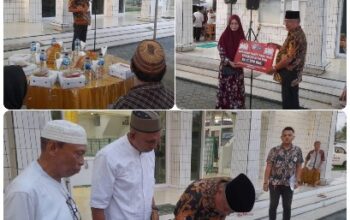Olly Dondokambey Beri Bantuan 525 Juta Untuk pembangunan Masjid Jami’ Nurul Huda