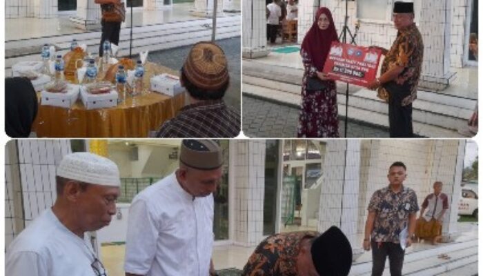 Olly Dondokambey Beri Bantuan 525 Juta Untuk pembangunan Masjid Jami’ Nurul Huda