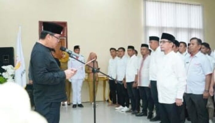 Lantik Ketua KONI Bolmut, Steven Kandouw Kagum Hampir Setiap Desa Ada Lapangan