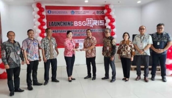 Penerimaan Transaksi Retribusi Kesehatan, BSGqris Diluncurkan di RSUD ODSK Manado