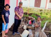 Peduli Pendidikan, Pemdes Kumelembuai Satu Bangun Drainase di Lokasi Sekolah