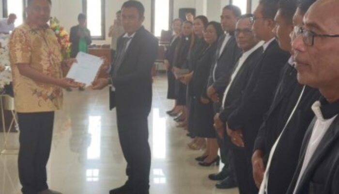 Di Maluku, Olly Dondokambey Lantik Panitia Konas FK PKB PGI XVII