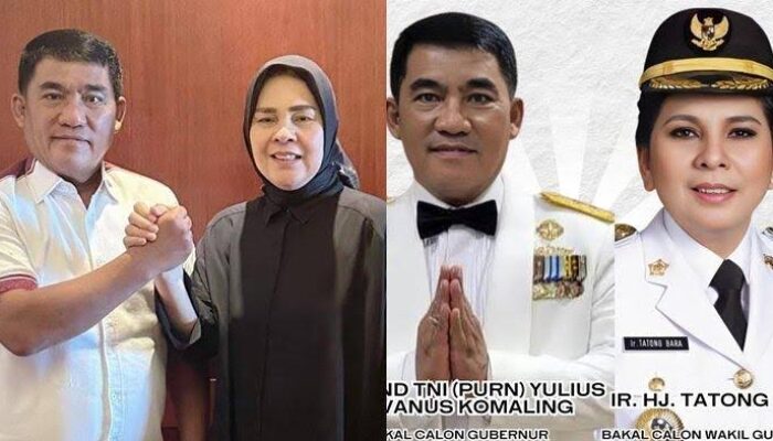 Gerindra Kawinkan Komaling dan Tatong di Pilgub Sulut 2024