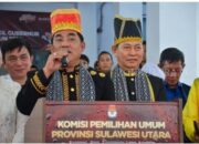 Yulius Selvanus Komaling -Victor Mailangkay Resmi Mendaftar Cagub dan Cawagub Ke KPU Sulawesi Utara