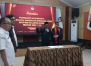 Jacob Resmi Dilantik Anggota KPU Minahasa Utara