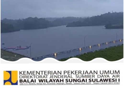Kapasitas Maksimum Tercapai! Waduk Kuwil Kawangkoan Melimpah, Warga Diminta Siaga