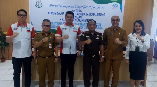 PDAM Dua Saudara Bitung Dan Kejari Bitung Tandatangani MoU