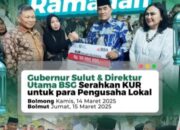 Dorong Pertumbuhan UMKM, Gubernur Sulut dan Dirut BSG Serahkan KUR di Bolmong dan Bolmut