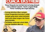 Cuaca Ekstrem di Minahasa Utara, Bupati Joune Ganda Imbau Warga Tingkatkan Kewaspadaan