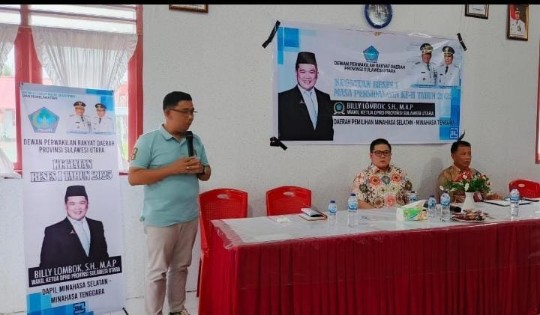 Sinergi Pendidikan dan Legislatif, Wakil Ketua DPRD Sulut Billy Lombok Kunjungi SMA N 1 Amurang