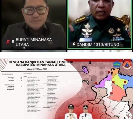 Pemkab Minut Bergerak Cepat, Bupati Joune Ganda Tetapkan Status Siaga Darurat Bencana
