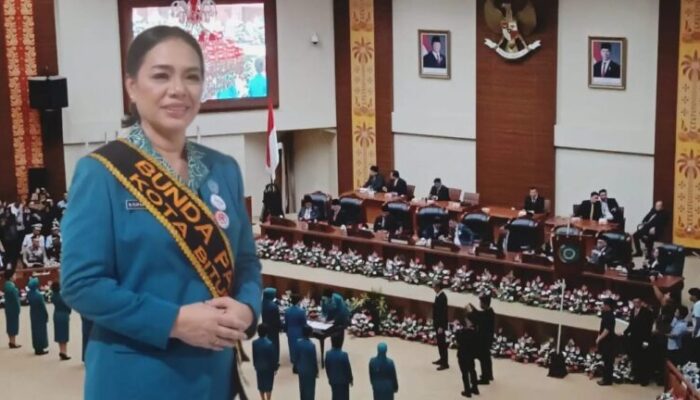 Ny. Ellen Honandar-Sondakh Resmi Jabat Ketua TP PPK Kota Bitung