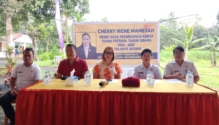 Serap Aspirasi Masyarakat, Cherry Irene Mamaseh Ajak Konstituen Dukung Pemkot Bitung 